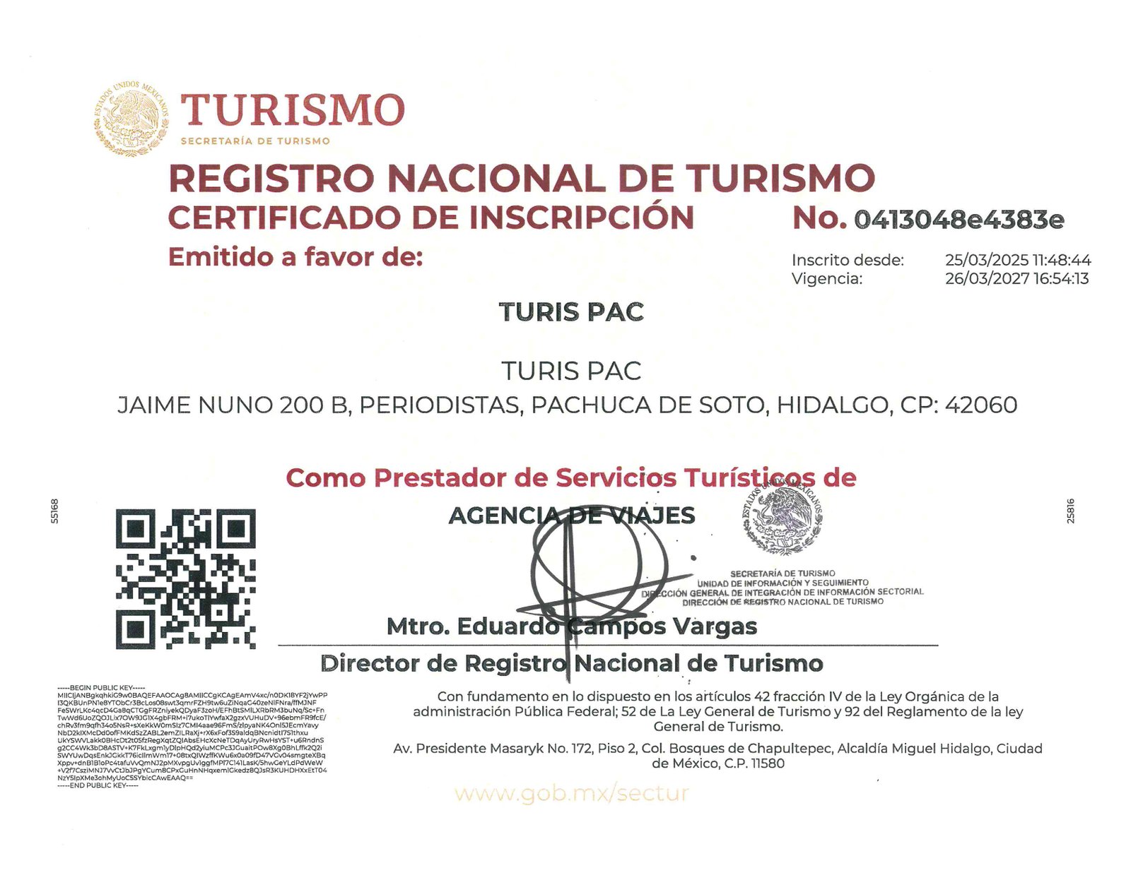 Registro Nacional de Turismo